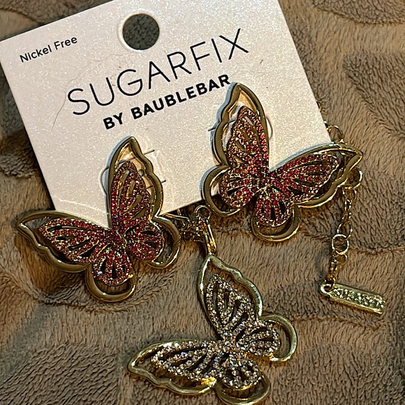 Sugarfix by Baublebar Butterfly Necklace and Earrings - Picture 12 of 12